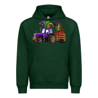 Forest Green mardi gras mask crawfish farm tractor Urban Hoodie - RanaPortraitStore