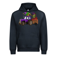 Navy mardi gras mask crawfish farm tractor Urban Hoodie - RanaPortraitStore