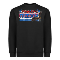 Black long live freedom Heavyweight Sweatshirt - Zillion Design Studio