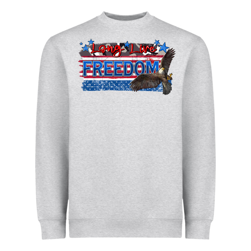 Long Live Freedom Heavyweight Sweatshirt by Zillion Design Studio | Teevron