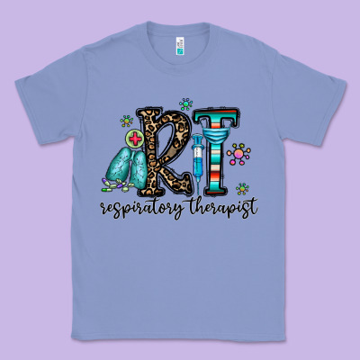 Rt Respiraory Therapist Classic Tee Designed By Cowhidedigitalart