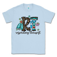 Dusty Blue rt respiraory therapist Classic Tee - CowhideDigitalArt