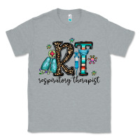 Heather Grey rt respiraory therapist Classic Tee - CowhideDigitalArt