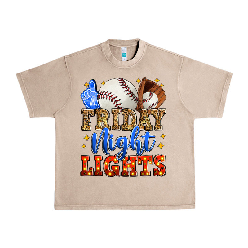 Friday Night Lights Baseball Urban Heavy Tee by Zillion Design Studio | Teevron