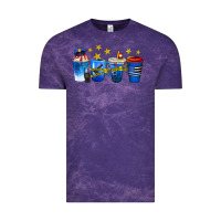Cloud Purple police coffee cups Vintage Tee - texasbilliewilder