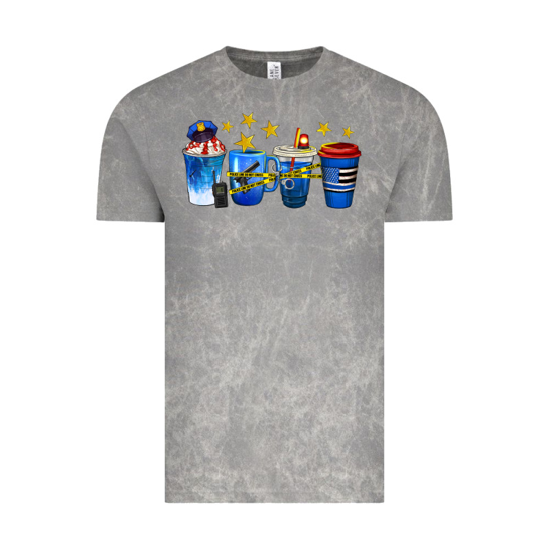 Police Coffee Cups Vintage Tee by texasbilliewilder | Teevron