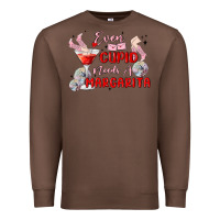 Chestnut even cupid need a margarita Premium Sweatshirt - MaliasSmallBusiness