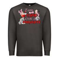 Smoke even cupid need a margarita Premium Sweatshirt - MaliasSmallBusiness
