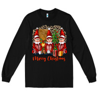 Black Merry christmas elfs Long Sleeve Tee - FaDigitalArtStudio