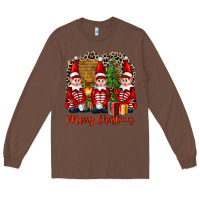 Chestnut Merry christmas elfs Long Sleeve Tee - FaDigitalArtStudio
