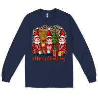 Navy Merry christmas elfs Long Sleeve Tee - FaDigitalArtStudio