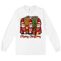 White Merry christmas elfs Long Sleeve Tee - FaDigitalArtStudio