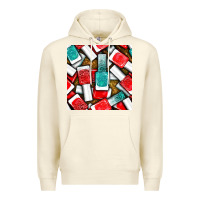 Sandshell nail polish with glitter seamless pattern bbs Premium Hoodie - BundleAndBundleShop