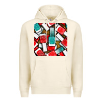 Tofu nail polish with glitter seamless pattern bbs Premium Hoodie - BundleAndBundleShop