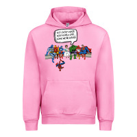 Fuchsia Pink Superheros Urban Hoodie - Bettercallsaul