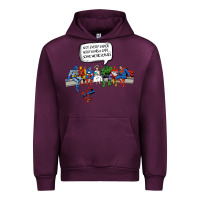 Mauve Wine Superheros Urban Hoodie - Bettercallsaul