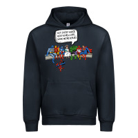 Navy Superheros Urban Hoodie - Bettercallsaul