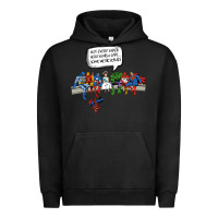 Pigment Black Superheros Urban Hoodie - Bettercallsaul