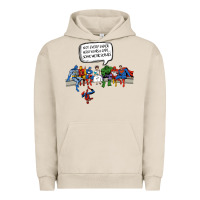 Pigment French Oak Superheros Urban Hoodie - Bettercallsaul