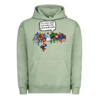 Pigment Oil Green Superheros Urban Hoodie - Bettercallsaul