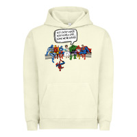 Pigment Pistachio Superheros Urban Hoodie - Bettercallsaul