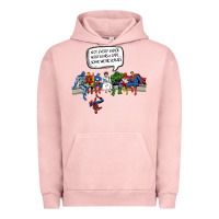 Pigment Salmon Superheros Urban Hoodie - Bettercallsaul