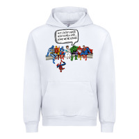 White Superheros Urban Hoodie - Bettercallsaul