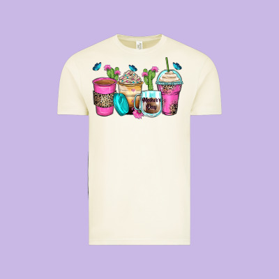 Mother's Day Coffee Cups Vintage Tee Designed By Zillion Design Studio