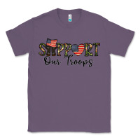 Lavender support our troops Classic Tee - CowhideDigitalArt