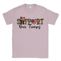 Lilac support our troops Classic Tee - CowhideDigitalArt