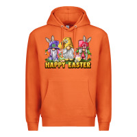 Carrot happy easter gnomies Premium Hoodie - chombo
