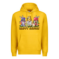 Lemon happy easter gnomies Premium Hoodie - chombo