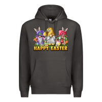 Smoke happy easter gnomies Premium Hoodie - chombo