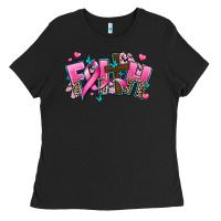 Black cancer faith cross Ladies Tee - AdoDesignShop