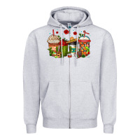 Heather Grey cinco de mayo coffee cups Zipper Hoodie - Jasminsmagicworld