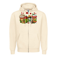 Sandshell cinco de mayo coffee cups Zipper Hoodie - Jasminsmagicworld