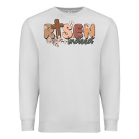 Dove Grey risen indeed Premium Sweatshirt - MaliasSmallBusiness