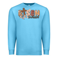Ocean Blue risen indeed Premium Sweatshirt - MaliasSmallBusiness