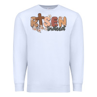 White risen indeed Premium Sweatshirt - MaliasSmallBusiness