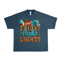 Midnight Navy friday night lights american football Urban Heavy Tee - Zillion Design Studio