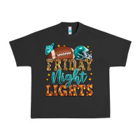 Pigment Black friday night lights american football Urban Heavy Tee - Zillion Design Studio