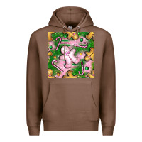 Chestnut christmas smile gingerbread cookie seamless pattern bbs Premium Hoodie - BundleAndBundleShop