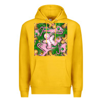 Lemon christmas smile gingerbread cookie seamless pattern bbs Premium Hoodie - BundleAndBundleShop