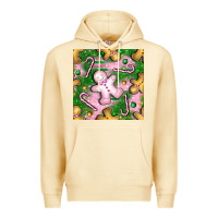 Pina Colada christmas smile gingerbread cookie seamless pattern bbs Premium Hoodie - BundleAndBundleShop