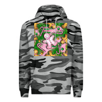 Slate Camo christmas smile gingerbread cookie seamless pattern bbs Premium Hoodie - BundleAndBundleShop