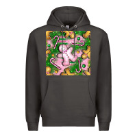 Smoke christmas smile gingerbread cookie seamless pattern bbs Premium Hoodie - BundleAndBundleShop