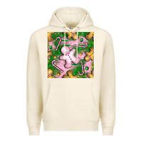 Tofu christmas smile gingerbread cookie seamless pattern bbs Premium Hoodie - BundleAndBundleShop