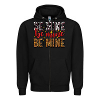 Black be mine be mine be mine Zipper Hoodie - AdoDesignShop