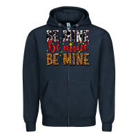 Navy be mine be mine be mine Zipper Hoodie - AdoDesignShop