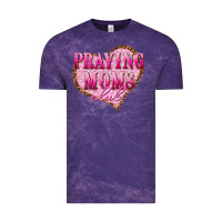 Cloud Purple praying moms club Vintage Tee - texasbilliewilder